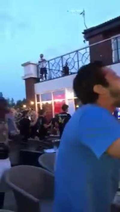 The lads’ celebration