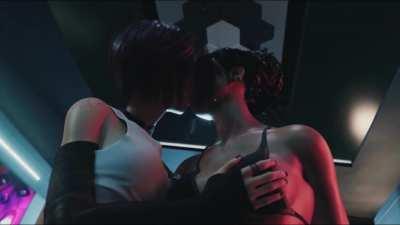 Judy Alvarez and Panam Palmer sucking (xMod) [Cyberpunk 2077]