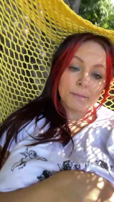 I love flashing them outside