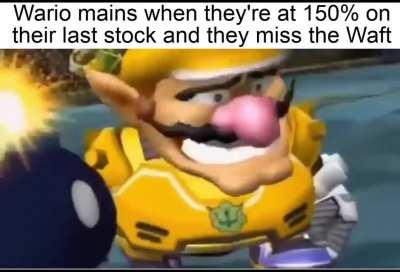 There is no sadder feeling as a Wario main than missing the waft combo