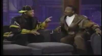 Will Smith jokes on Arsenio Hall's member who had alopecia and lost his hair. 