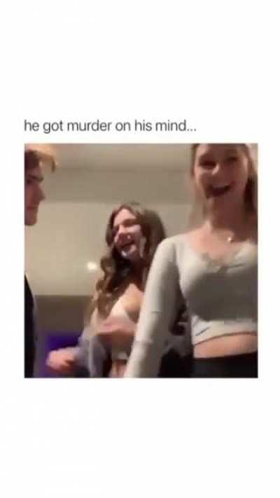 He did not blink once