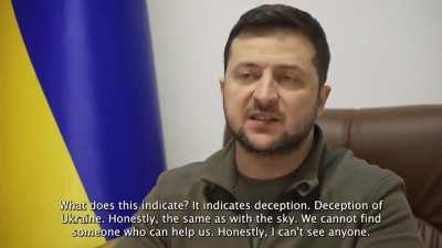 President Zelenskiy's address on Joint Expeditionary Force, London 2022.
