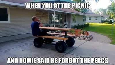 Where the percs at 😤😤😤