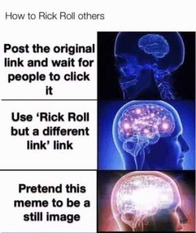 a new way of rickrolling