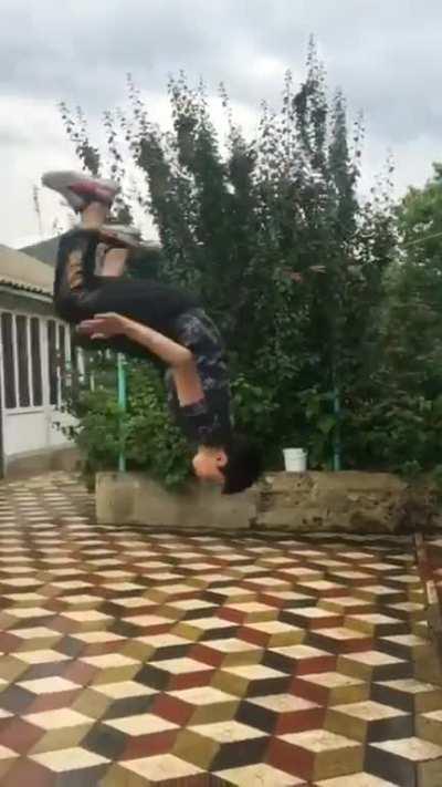 WCGW Just doing backflip