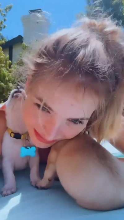 Puppy Kisses via IG Story 4/6/25