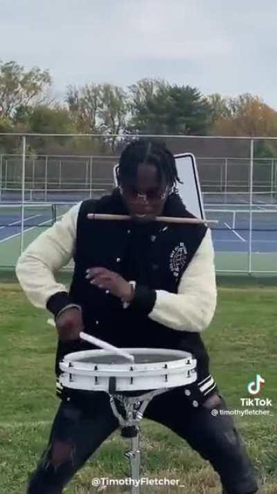 This drummer has got some skills 😂