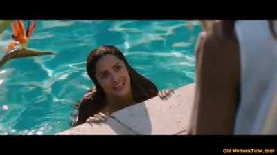 Showing off her magnificent backside in 