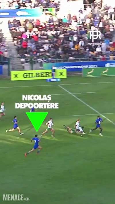 Nicolas Depoortère's speed could once again be a major asset for Les Bleus against Wales ⚡️