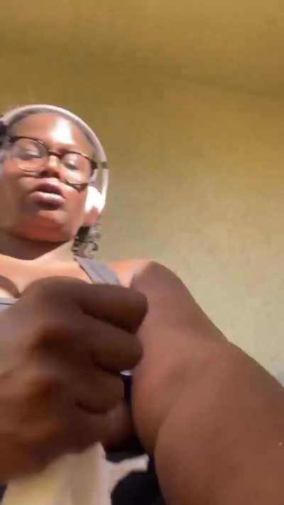 Trying to figure out what she's doing! 🤔