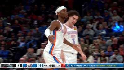 [Highlight] SGA goes by Banchero for the reverse layup (with replay)