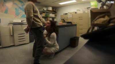 Caught Fucking My Boss in the Storage Room at Office Christmas Party - ArisuAsa