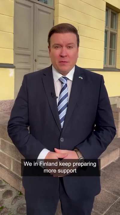 MFA Finland: For a 1000 days Ukrainians have been forced to defend their independence, sovereignty and territory facing Russia’s war of aggression. The heroic Ukrainians need our steadfast support. Ukraine needs a just and sustainable peace. Slava Ukraini