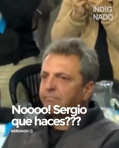 Sergio Massa resfriado durante la campaña de Kicillof