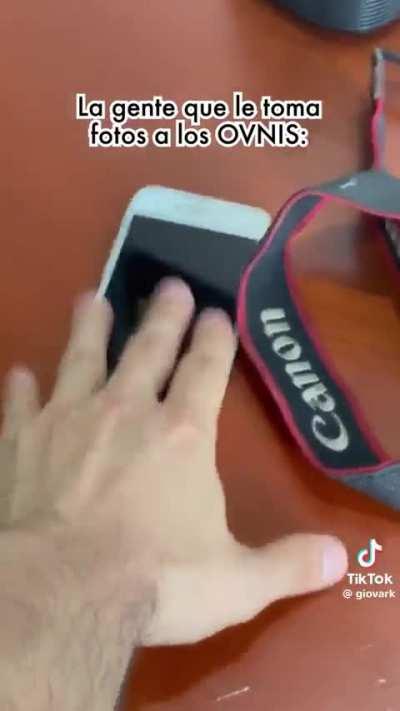 This is what happens when you try to film a UFO