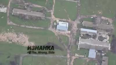 RU POV: Deployment Point of Ukrainian Special Operations Forces is leveled by an Iskander missile, Rovnoe, Mykolaiv Oblast