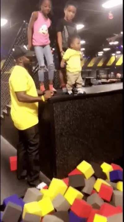 Helping hand from Dad