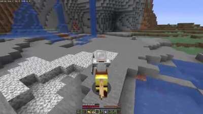 I was streaming my hardcore world, and nearly lost it today.