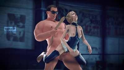 Marie Rose practicing with Bass (Wanksy)