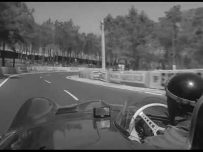 Le Mans 1956 onboard camera. Commentary by Mike Hawthorn, who mentions the race was made 