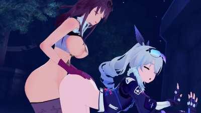Silver Wolf & Futa Kafka (Lluan Hyperzero) [Honkai Star Rail]