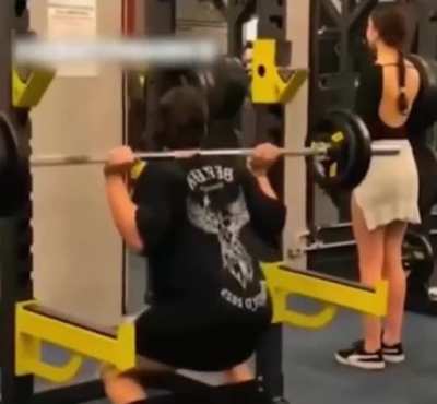 Got to impress the lady.