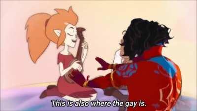 This is where the gay is