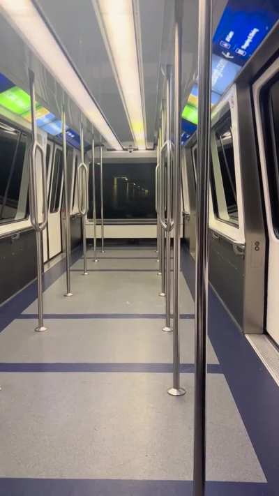 Empty PIT airport train