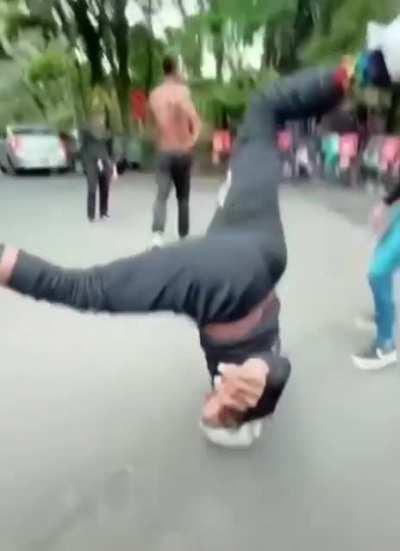 HMB while I do this stunt on my head