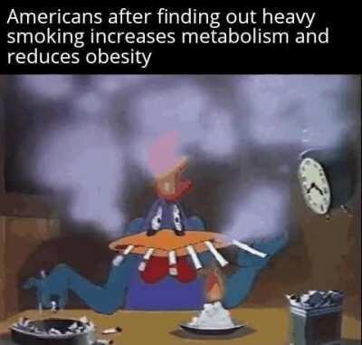 Smoking the fat away