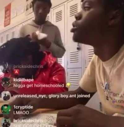 Pasto Flocca argues with teacher during test