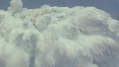 An atomic blast underwater.