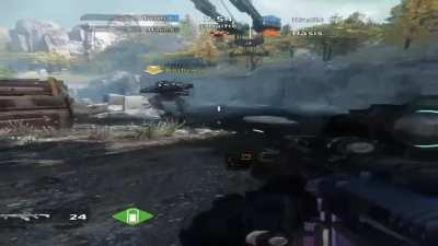 W i d e Monarch chasing me.