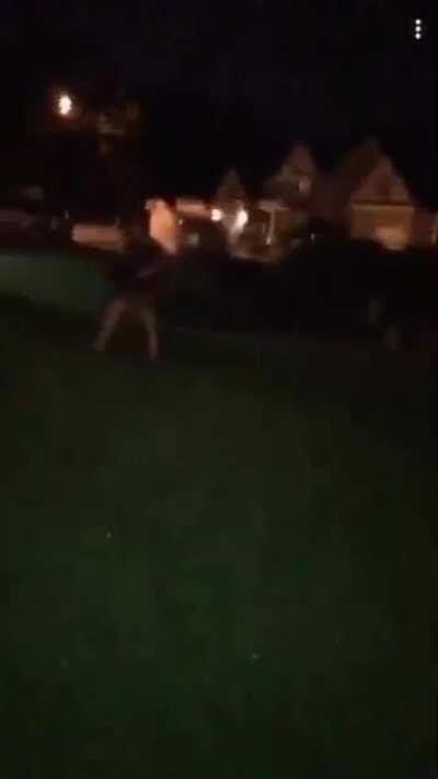 My friend sent me this. It happened in his front yard.