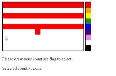Tired of dropdowns? Try our new pixel art country selector!