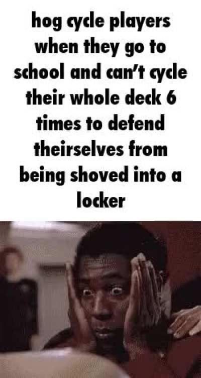 I hate hog cycle hate hog cycle hate ho