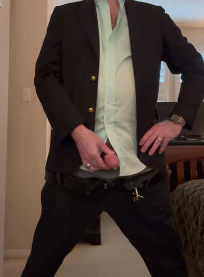 Married Dad Dropping A Load Before Church