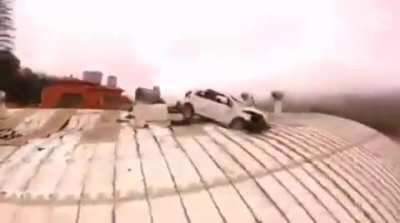 El auto volador de Viña Del Mar . Not my video