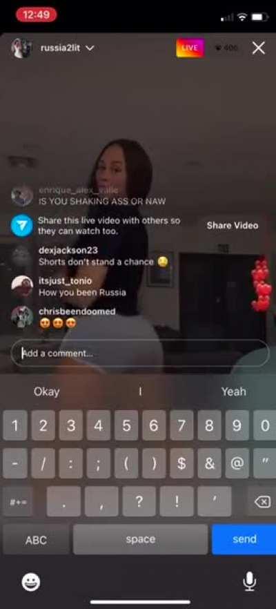 Twerk session 🍑🤍