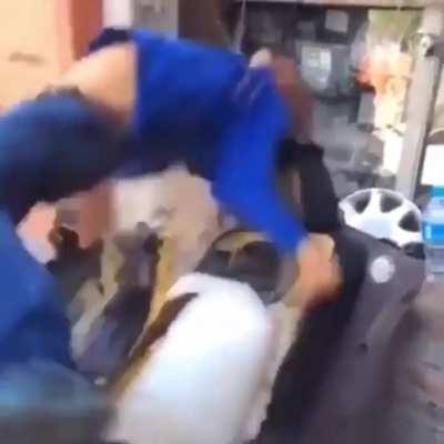 Finishing that last set of leg extension and getting out