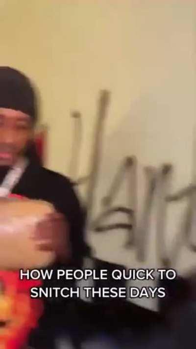 Reggie baby(GD) how quick people be to snitch in chiraq 😮🤦🏿‍♂️