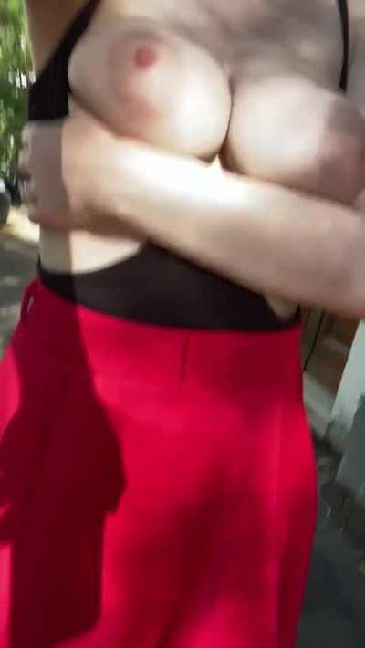 My big naturals love coming out in public