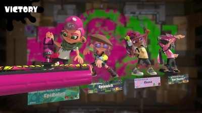 2 different splatfest teams fist bumping ð¥¹