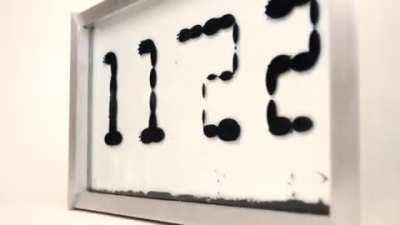 A Ferrofluid clock