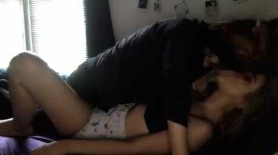 Eating brothers girlfriends wet pussy until she cums