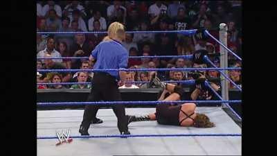 Stephanie McMahon paying for all the bitch slaps she's given out