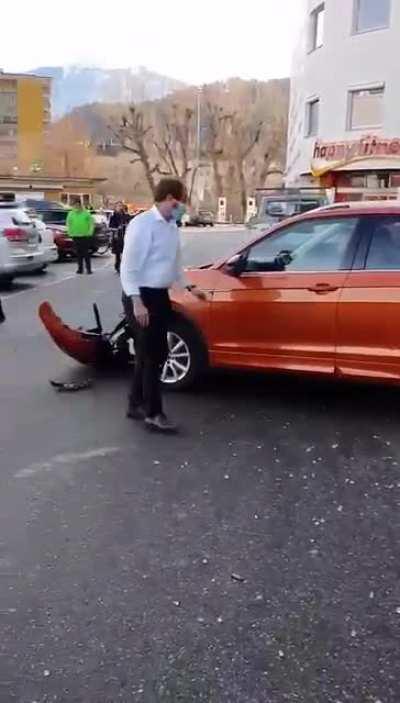 Merkur am Mittelweg in Innsbruck - was da wohl schief gegangen ist?