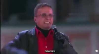 Annexation rally on TV vs reality