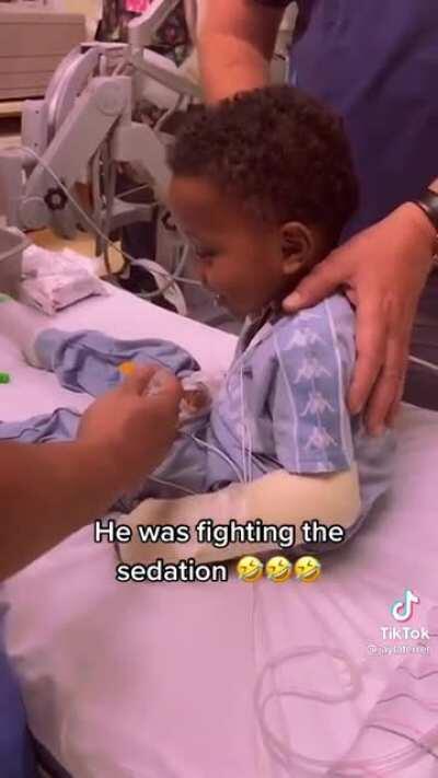 My man won’t go to sleep